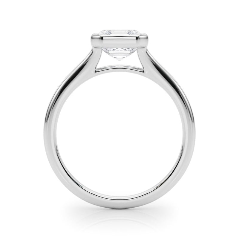 Selma Asscher Cut Solitaire Engagement Ring