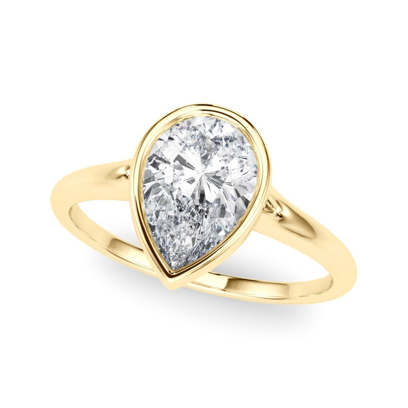 Sasha Pear Solitaire Engagement Ring