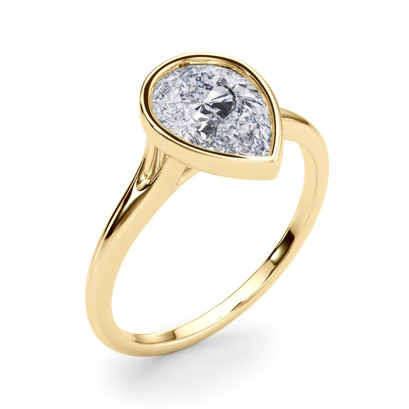 Sasha Pear Solitaire Engagement Ring
