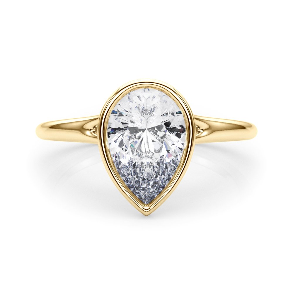 Sasha Pear Solitaire Engagement Ring
