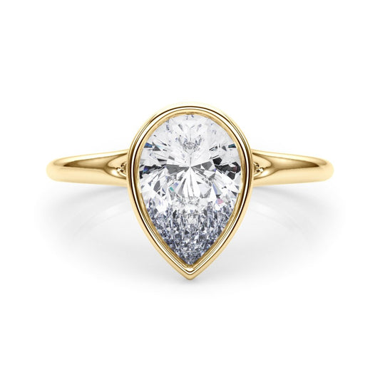 Sasha Pear Solitaire Engagement Ring