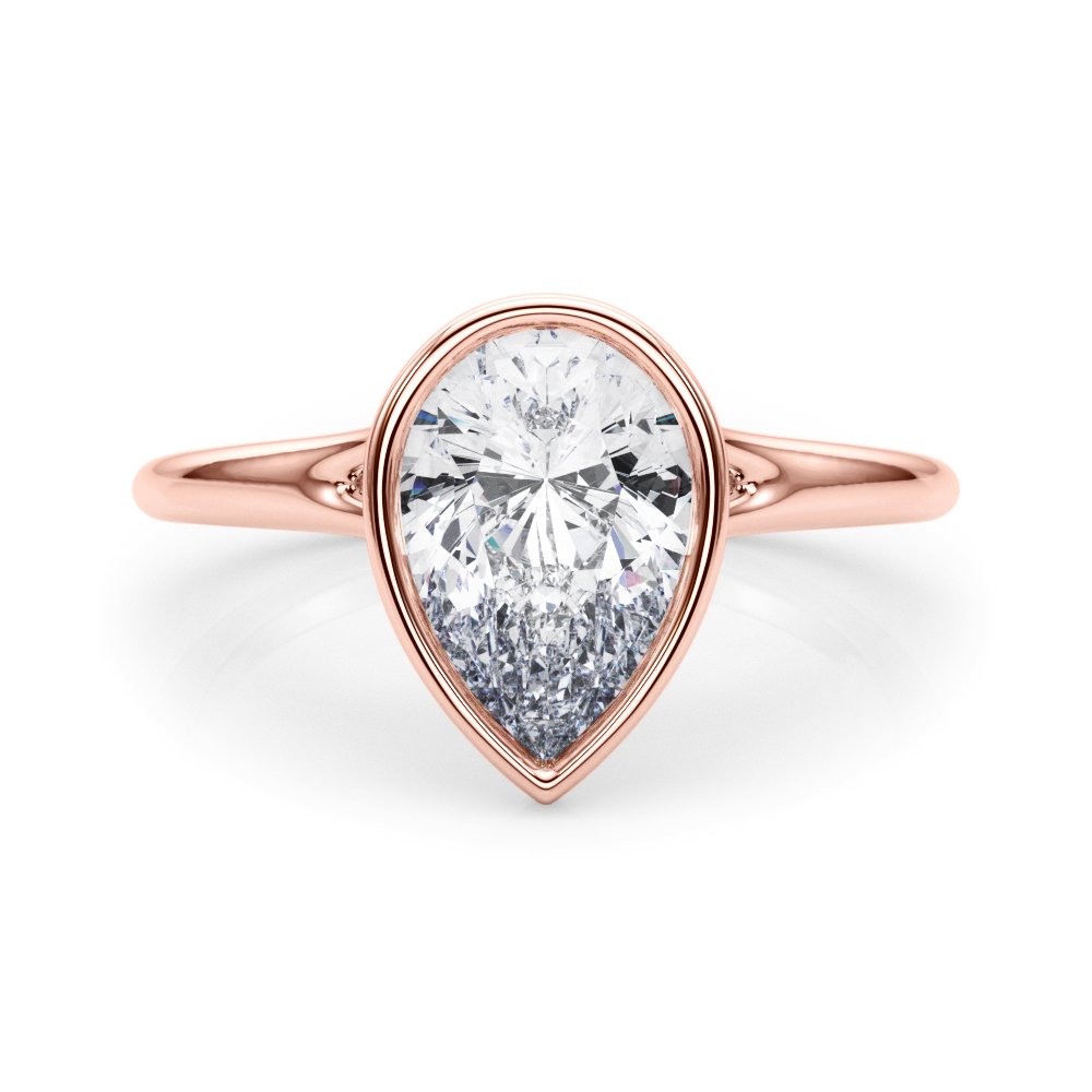 Sasha Pear Solitaire Engagement Ring