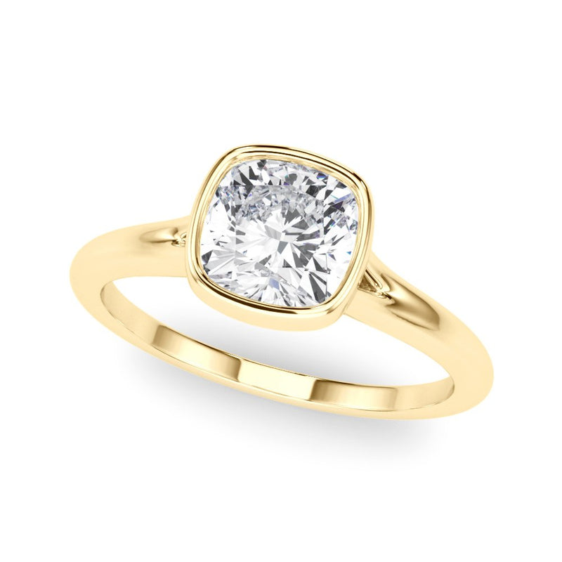 Romy Cushion Solitaire Engagement Ring