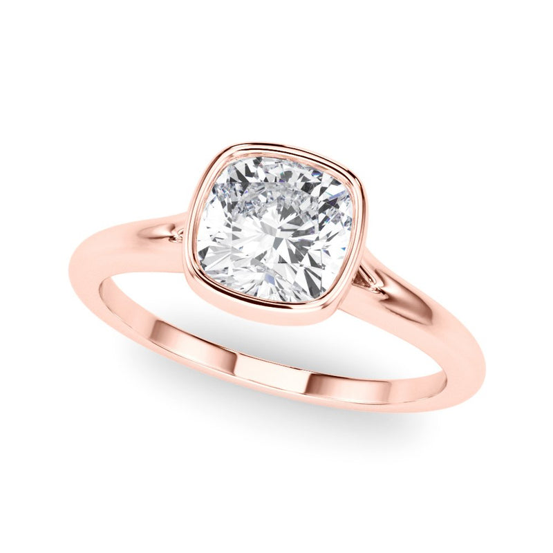 Romy Cushion Solitaire Engagement Ring