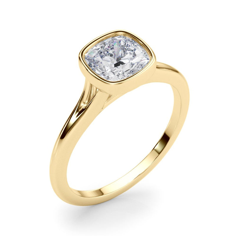 Romy Cushion Solitaire Engagement Ring