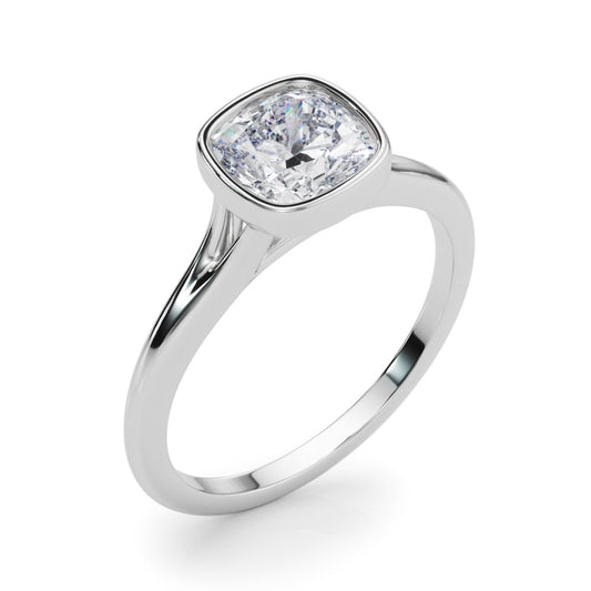 Romy Cushion Solitaire Engagement Ring