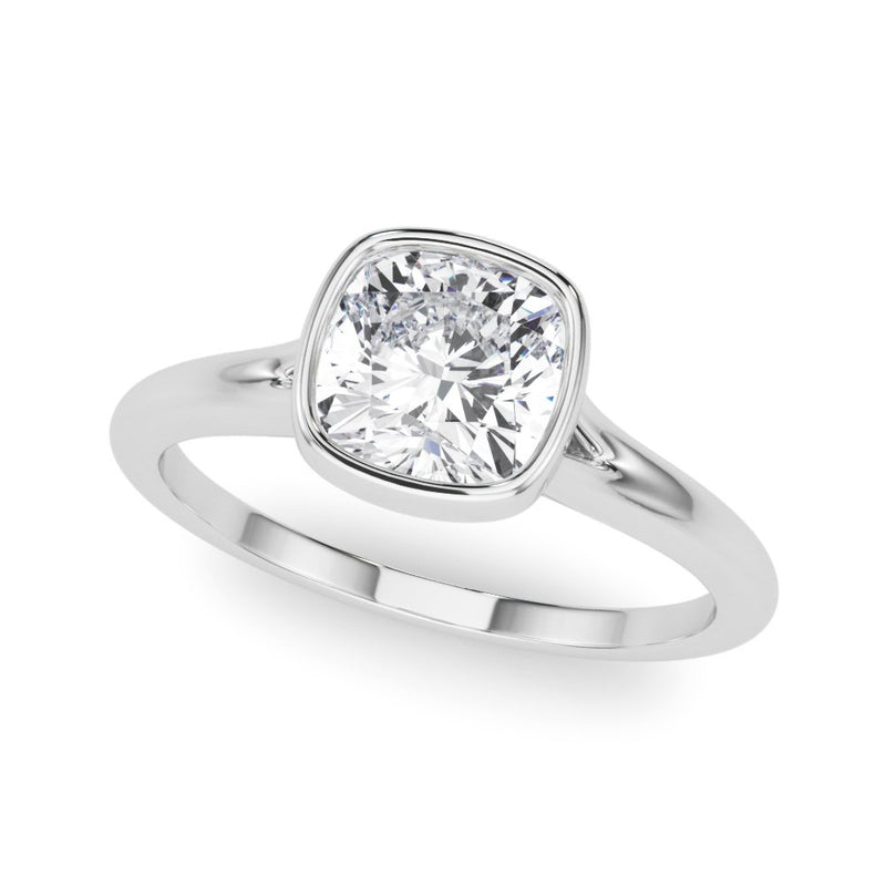 Romy Cushion Solitaire Engagement Ring