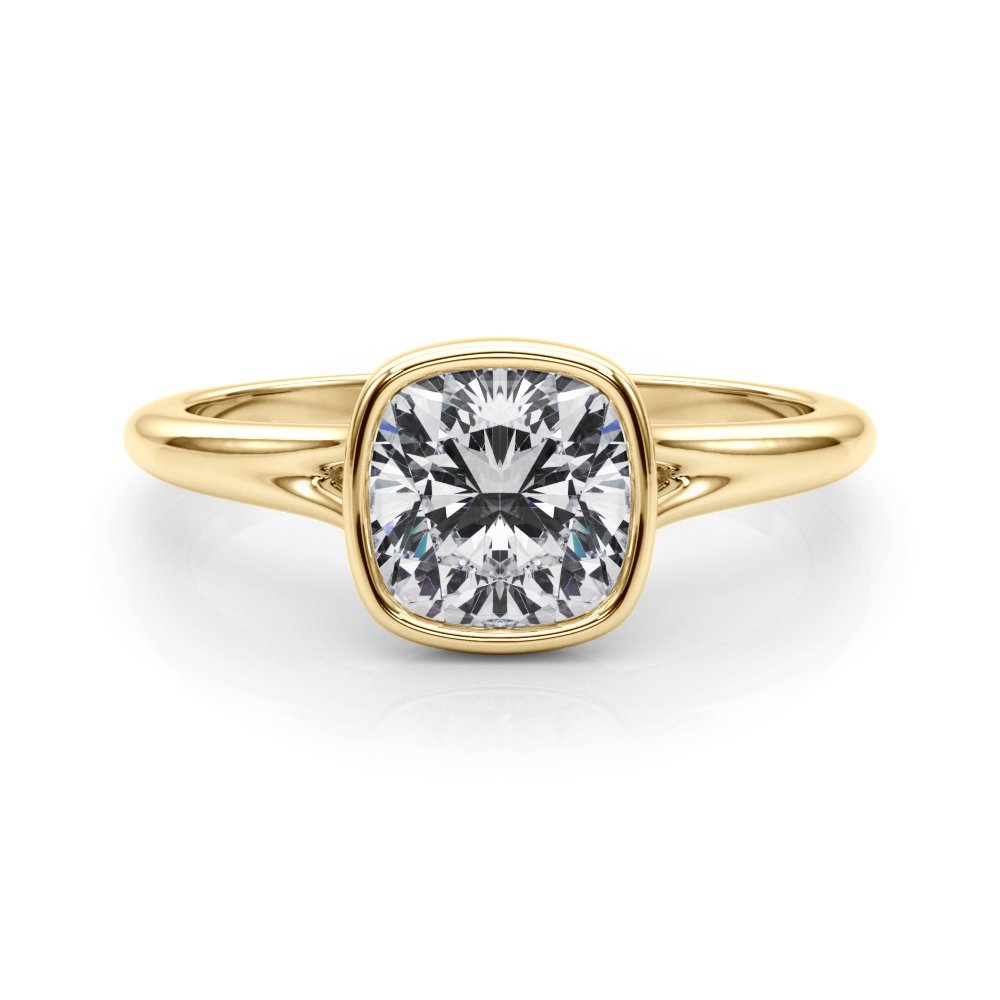 Romy Cushion Solitaire Engagement Ring