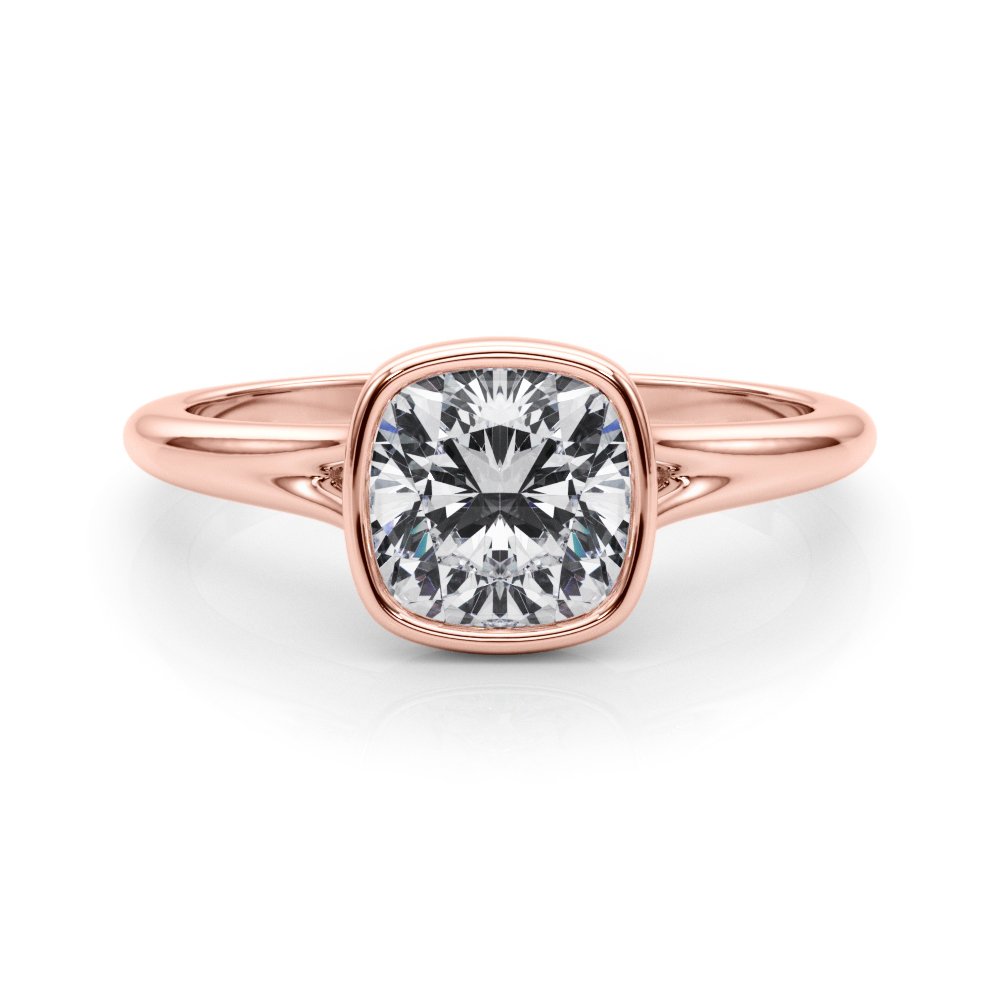 Romy Cushion Solitaire Engagement Ring