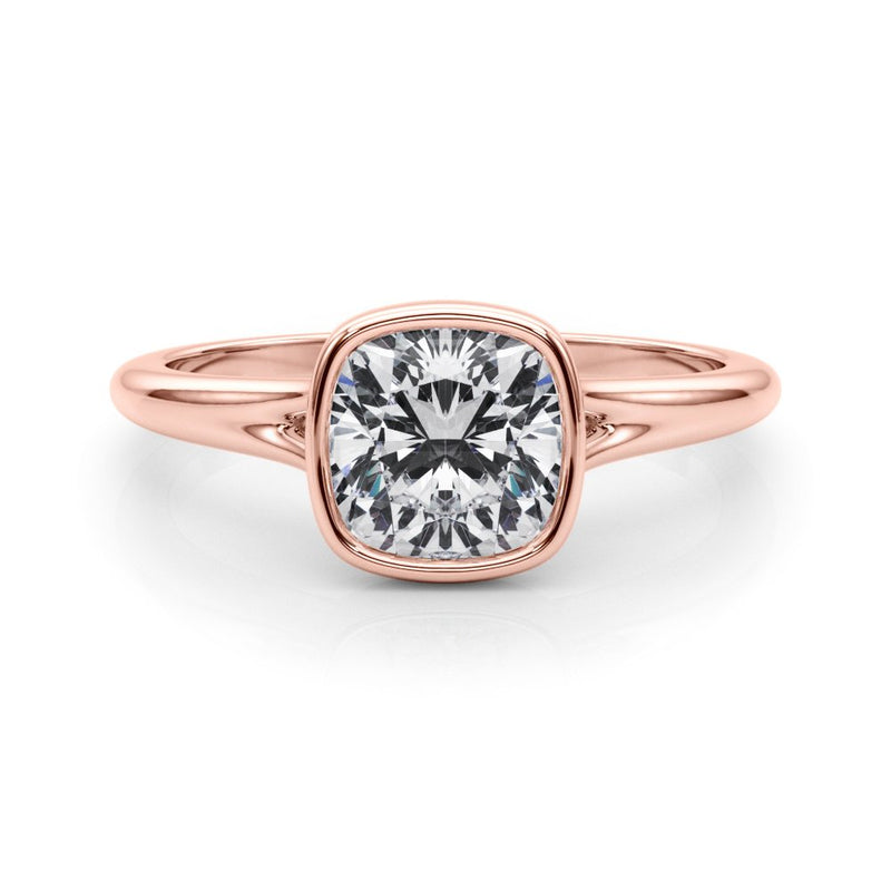 Romy Cushion Solitaire Engagement Ring