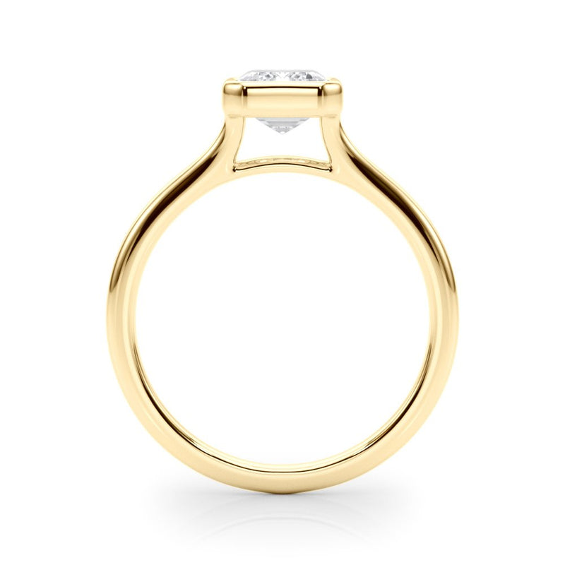 Pia Emerald Cut Solitaire Engagement Ring