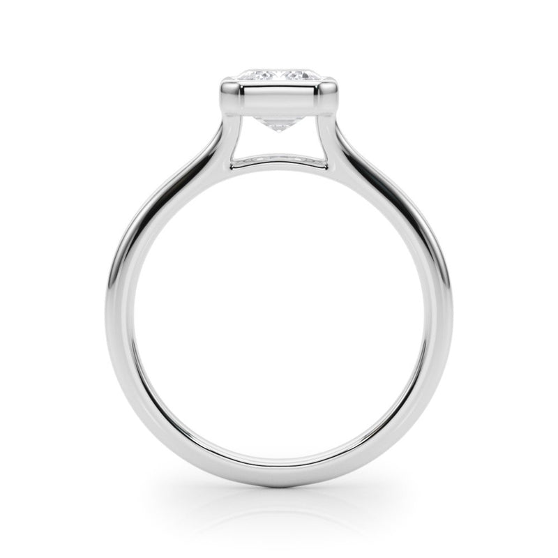 Pia Emerald Cut Solitaire Engagement Ring