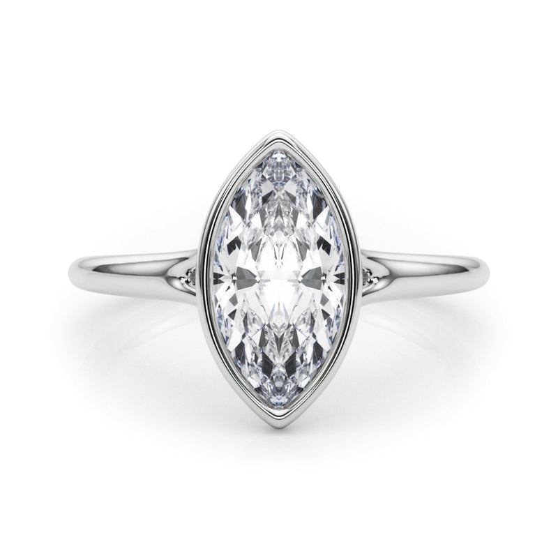 Paige Marquise Solitaire Engagement Ring