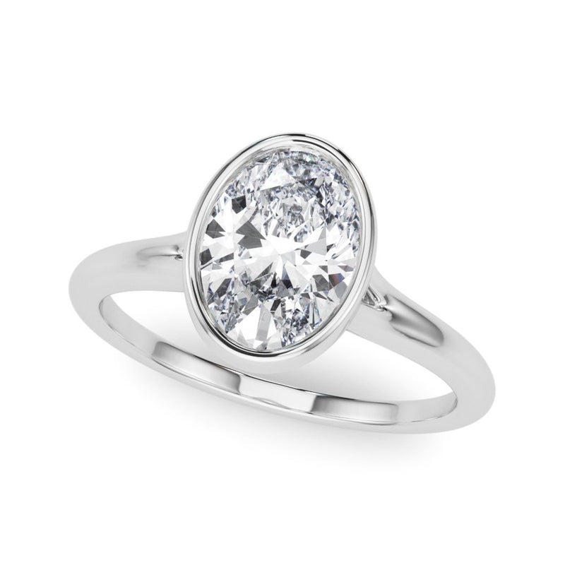 Odile Oval Solitaire Engagement Ring