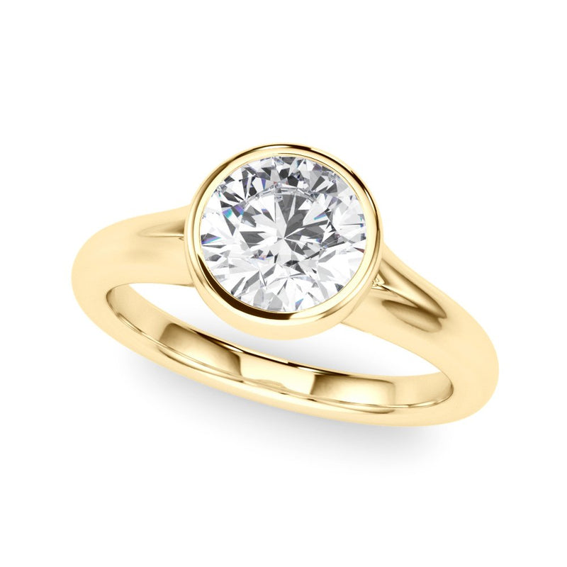 Amy Round Solitaire Engagement Ring