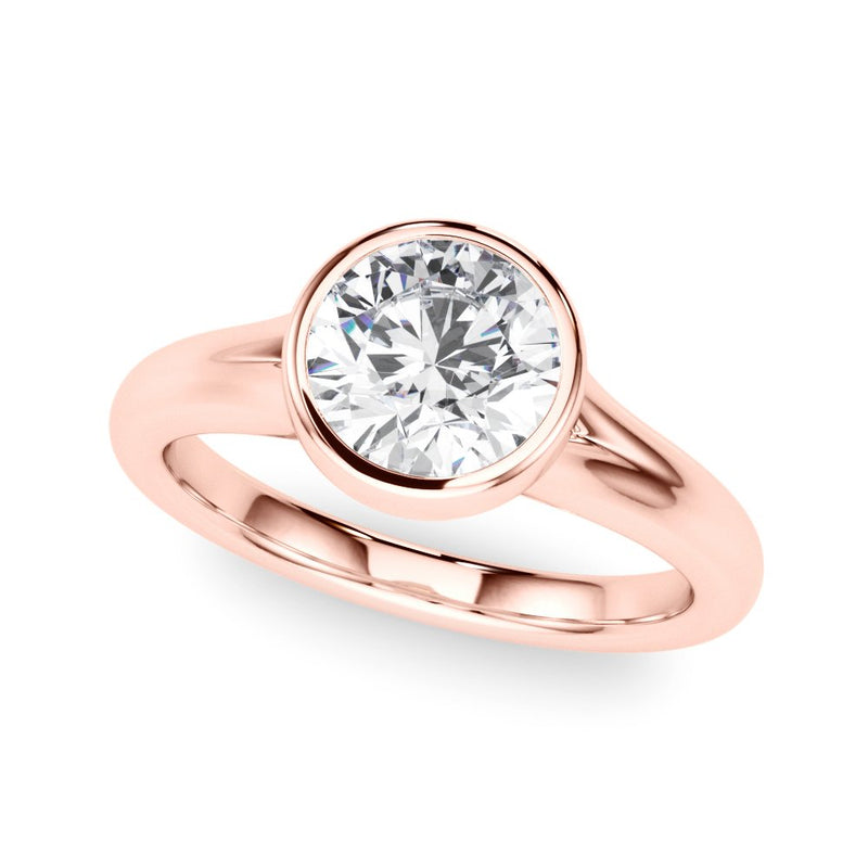 Amy Round Solitaire Engagement Ring