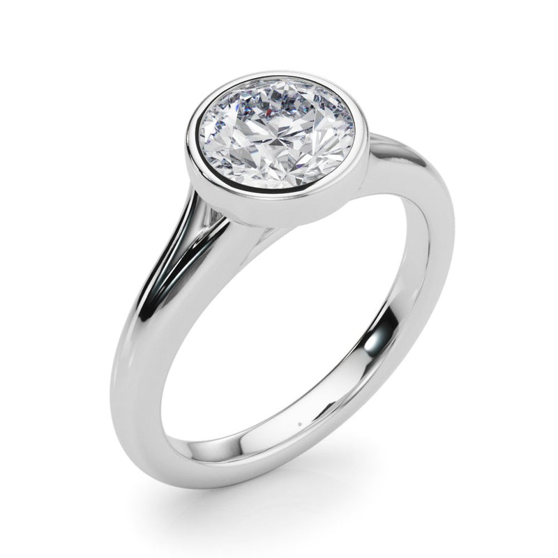 Amy Round Solitaire Engagement Ring