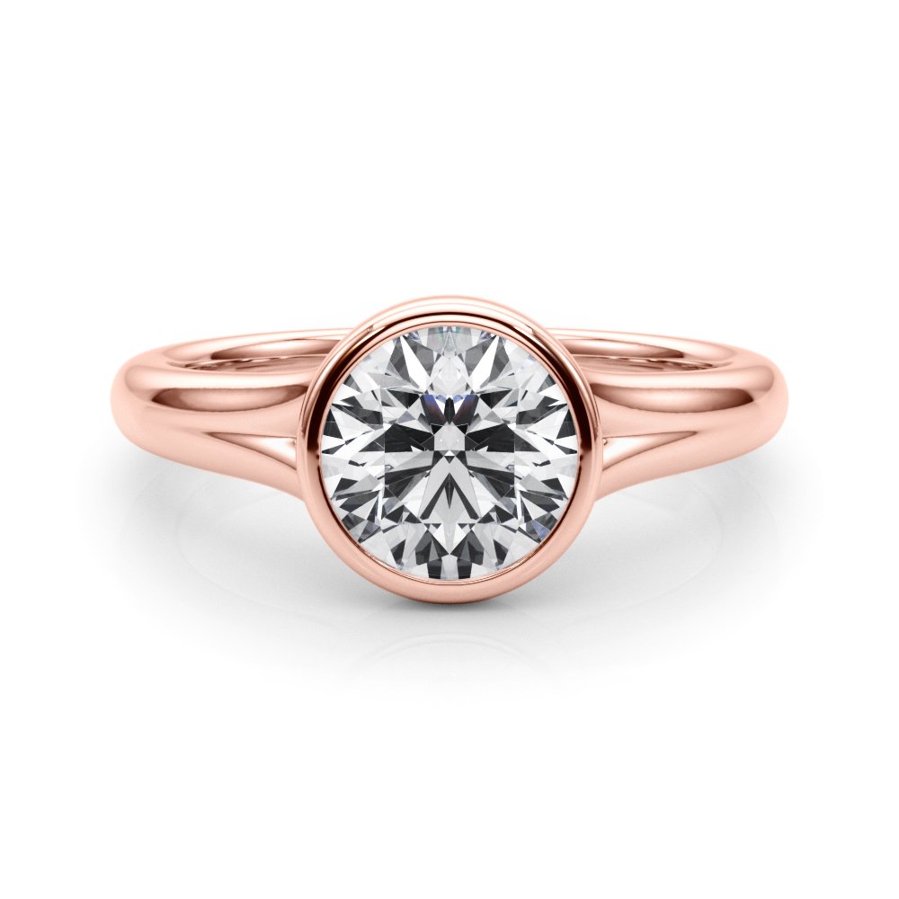 Amy Round Solitaire Engagement Ring