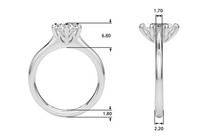 Eve Oval Solitaire Engagement Ring
