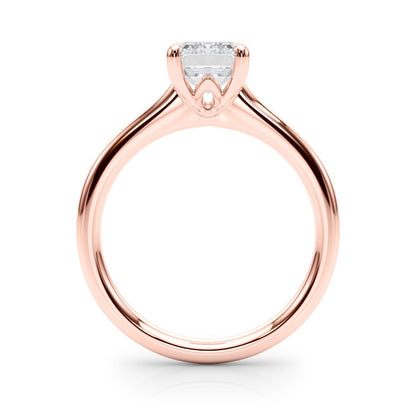 Lia Emerald Cut Solitaire Engagement Ring