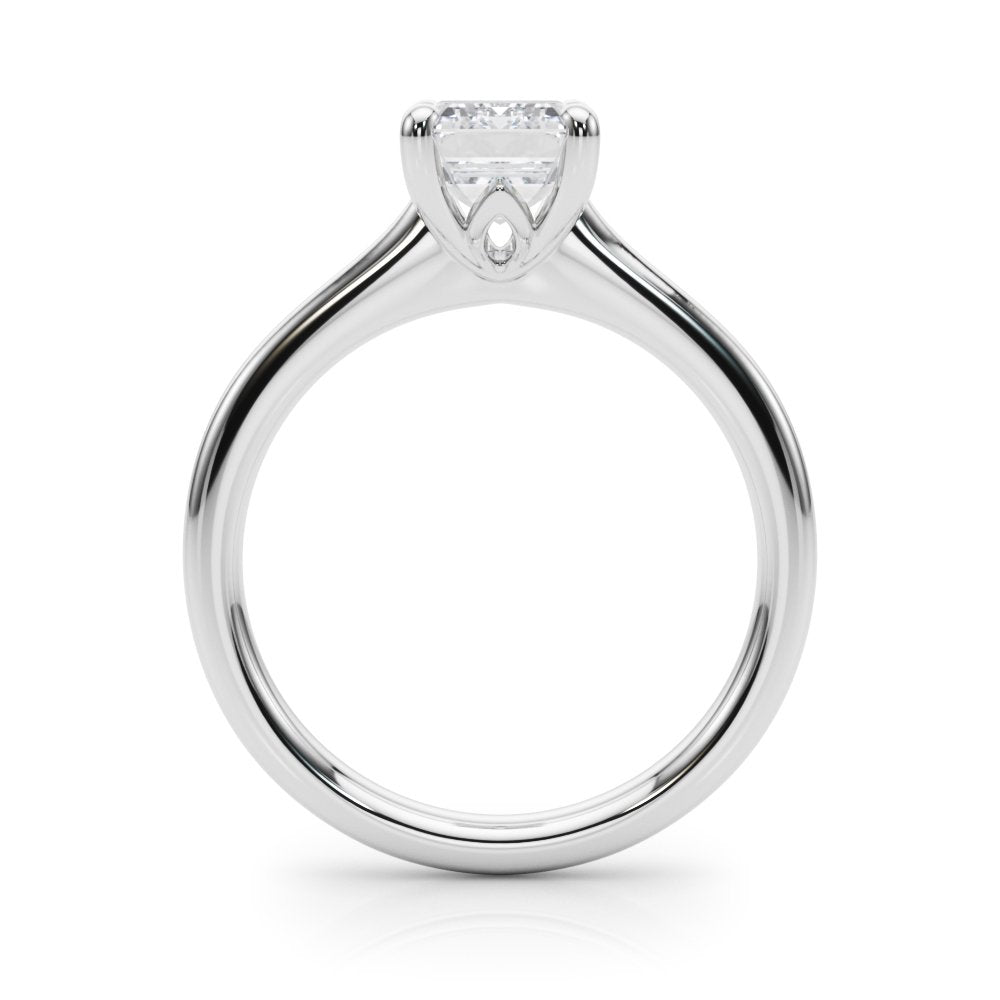 Lia Emerald Cut Solitaire Engagement Ring