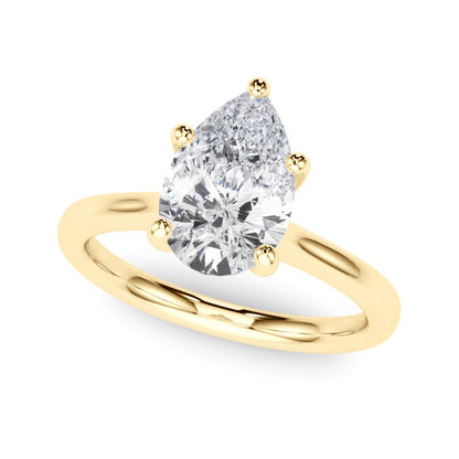 Nora Pear Solitaire Engagement Ring