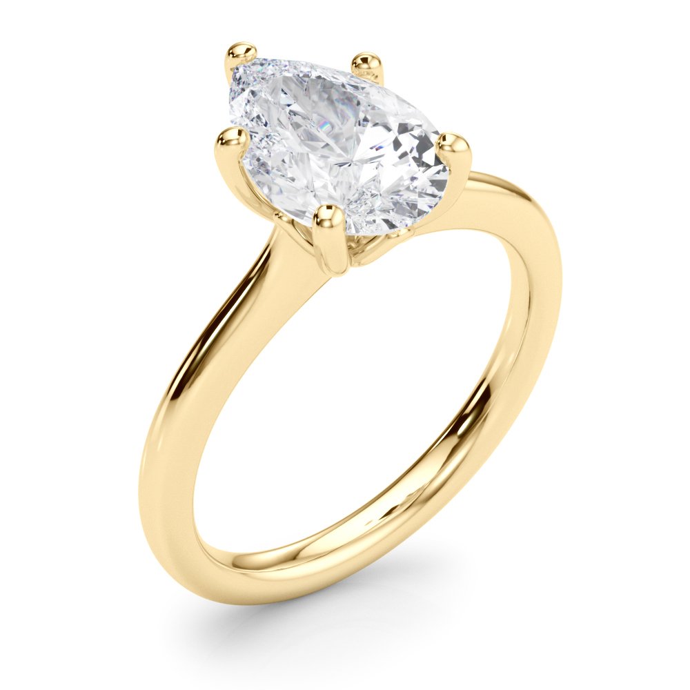 Nora Pear Solitaire Engagement Ring