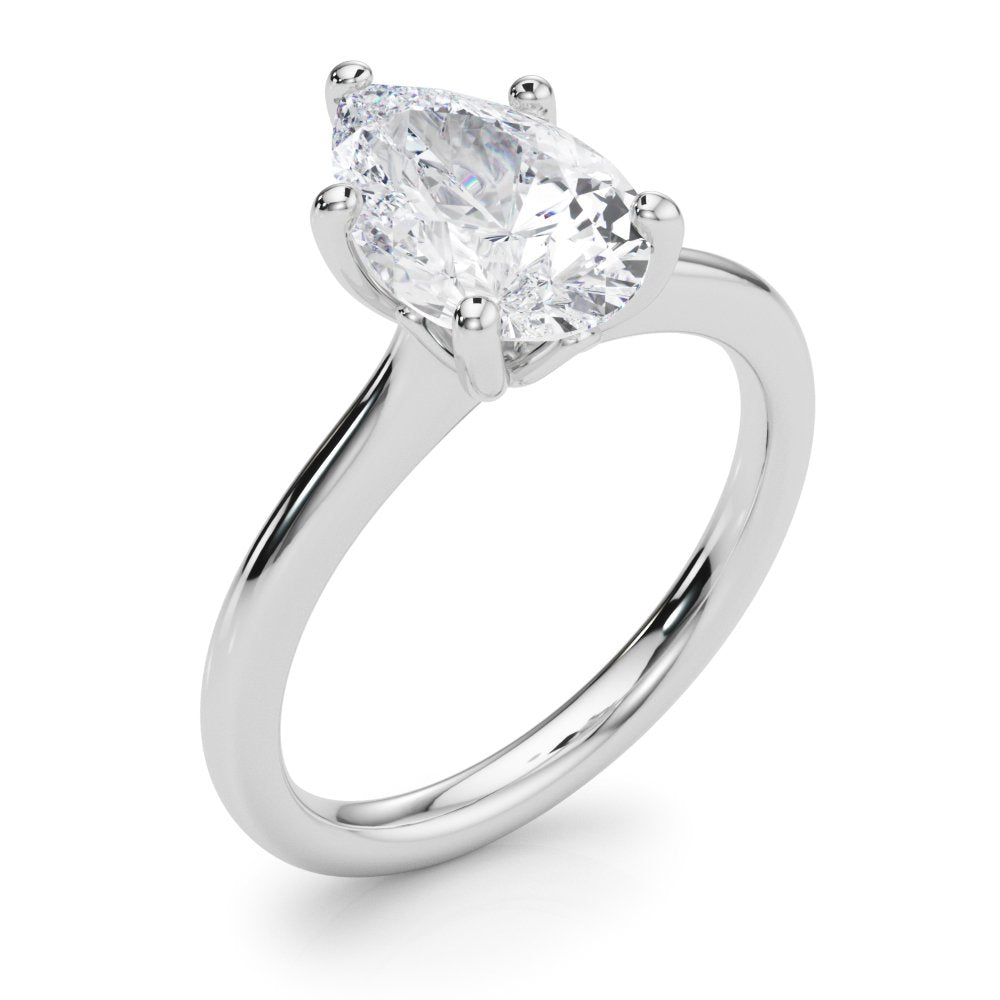 Nora Pear Solitaire Engagement Ring