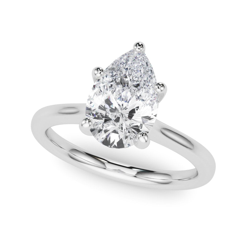 Nora Pear Solitaire Engagement Ring