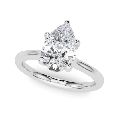 Nora Pear Solitaire Engagement Ring