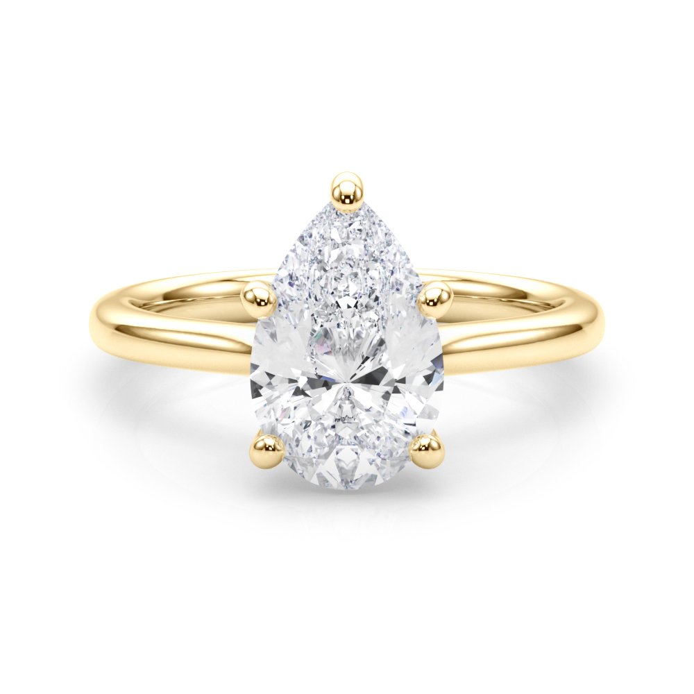 Nora Pear Solitaire Engagement Ring