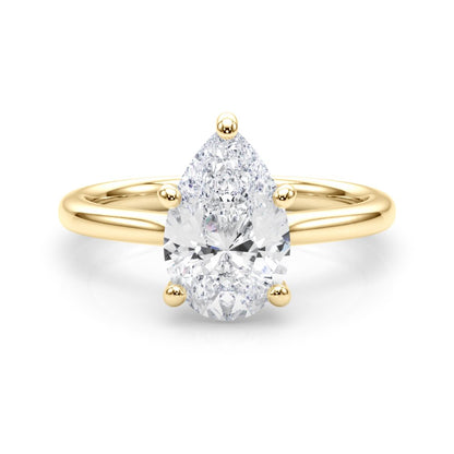 Nora Pear Solitaire Engagement Ring