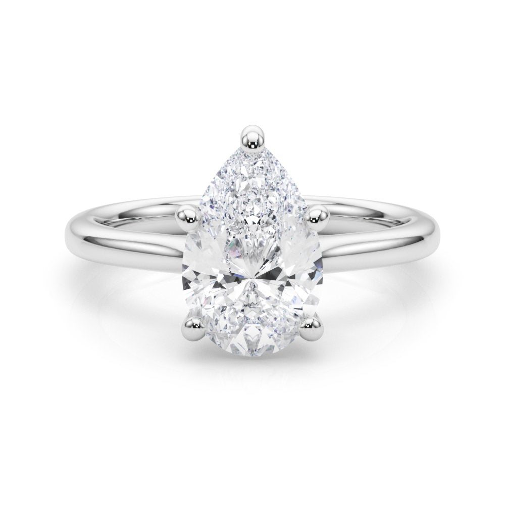 Nora Pear Solitaire Engagement Ring