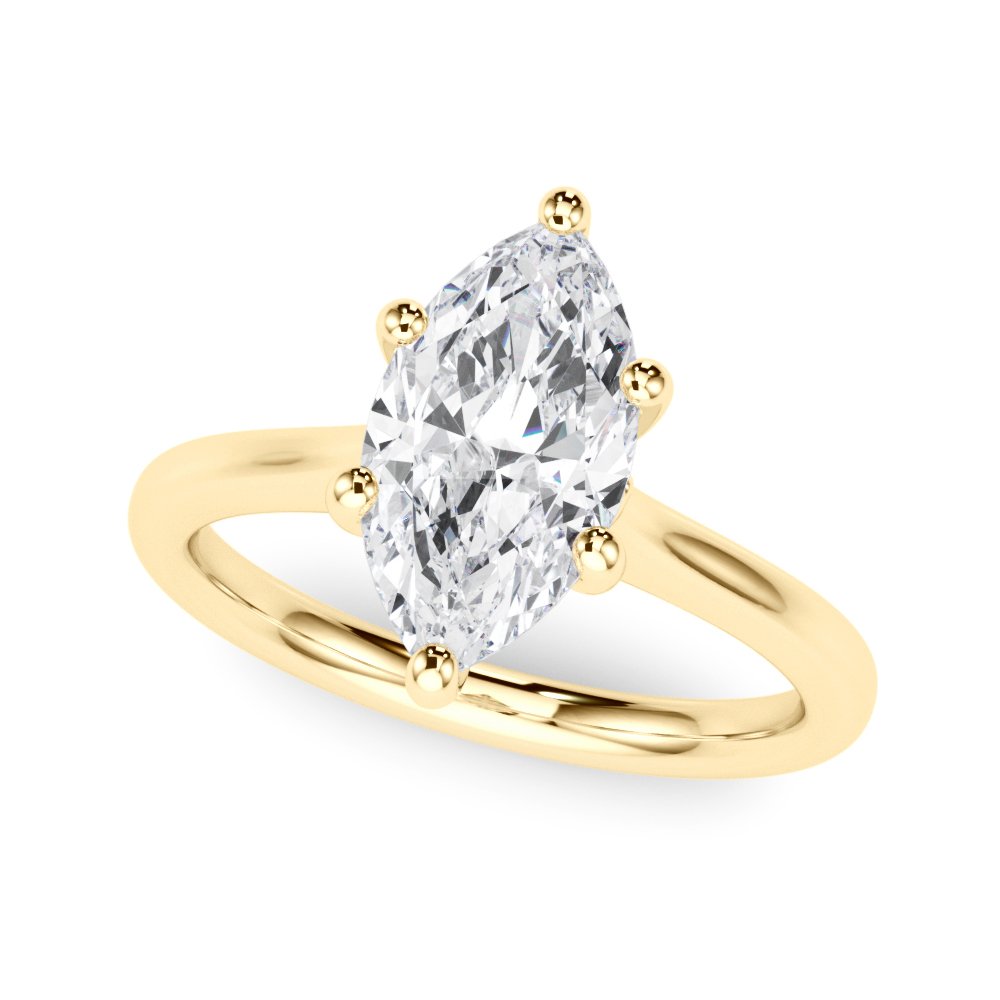 Lola Marquise Solitaire Engagement Ring