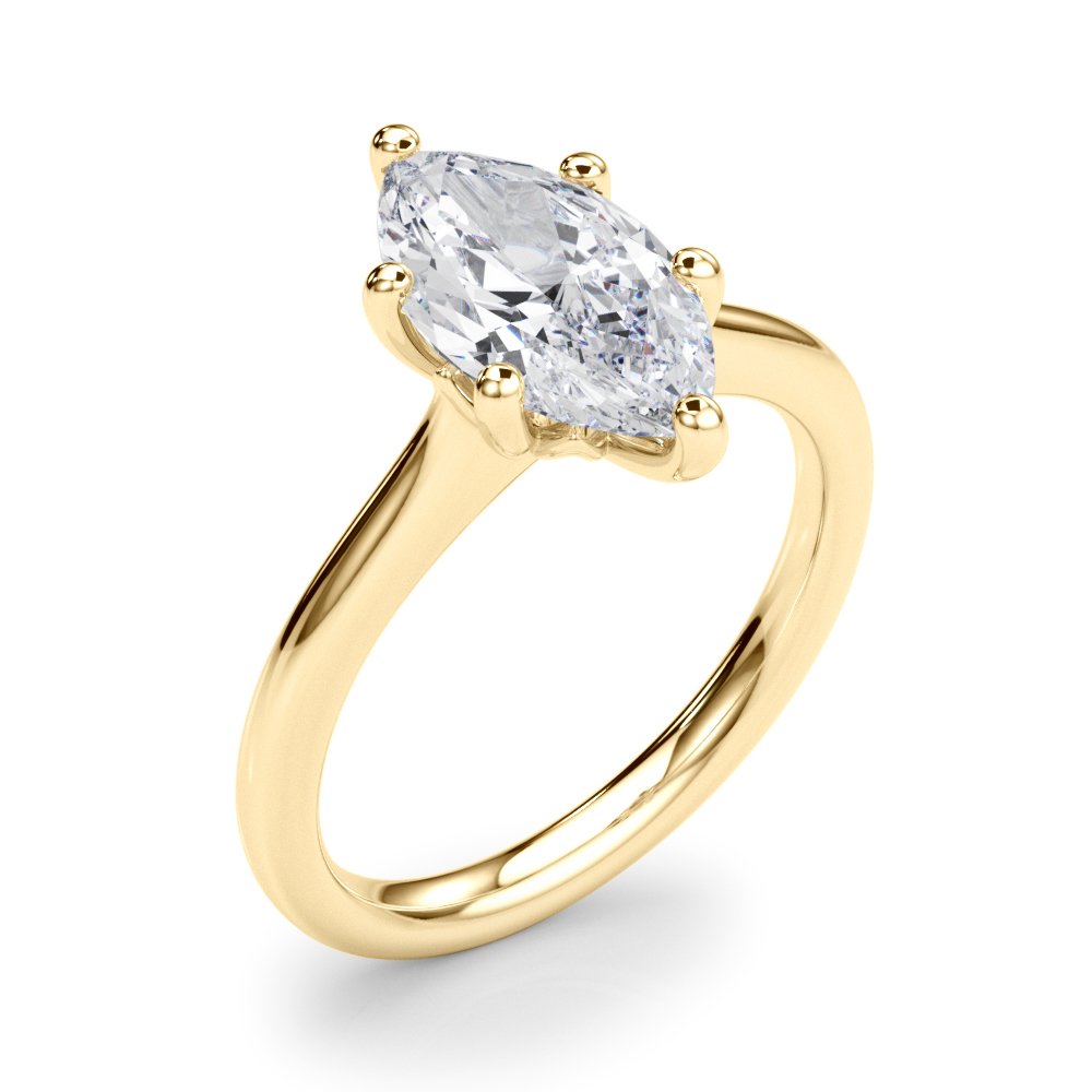 Lola Marquise Solitaire Engagement Ring