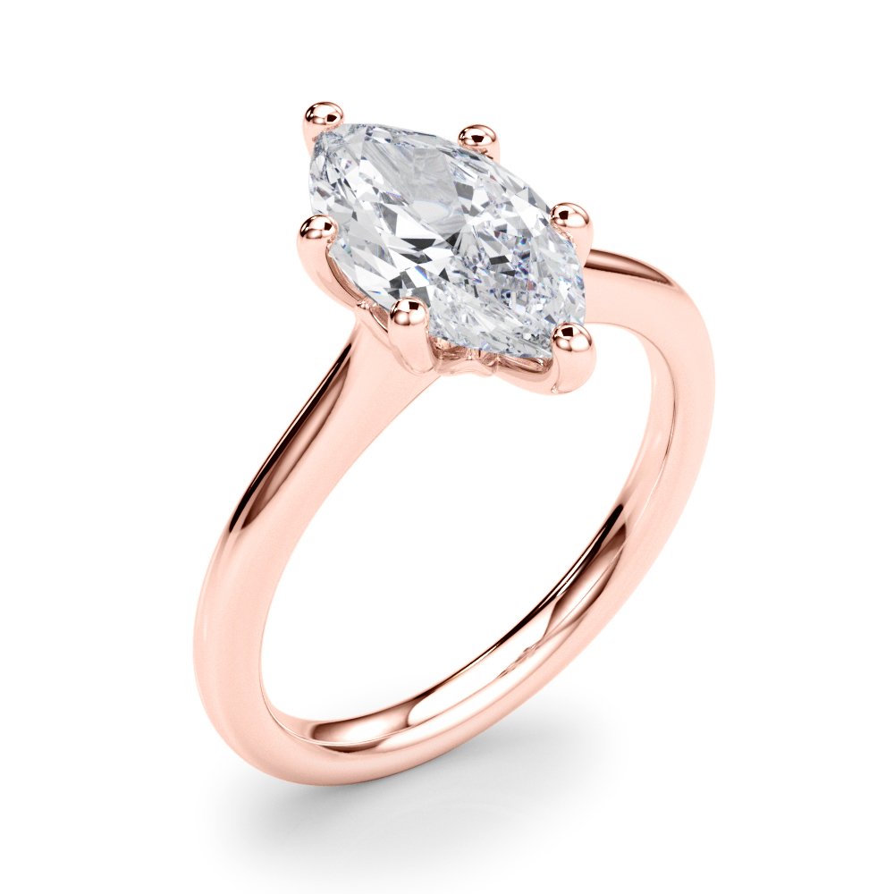 Lola Marquise Solitaire Engagement Ring