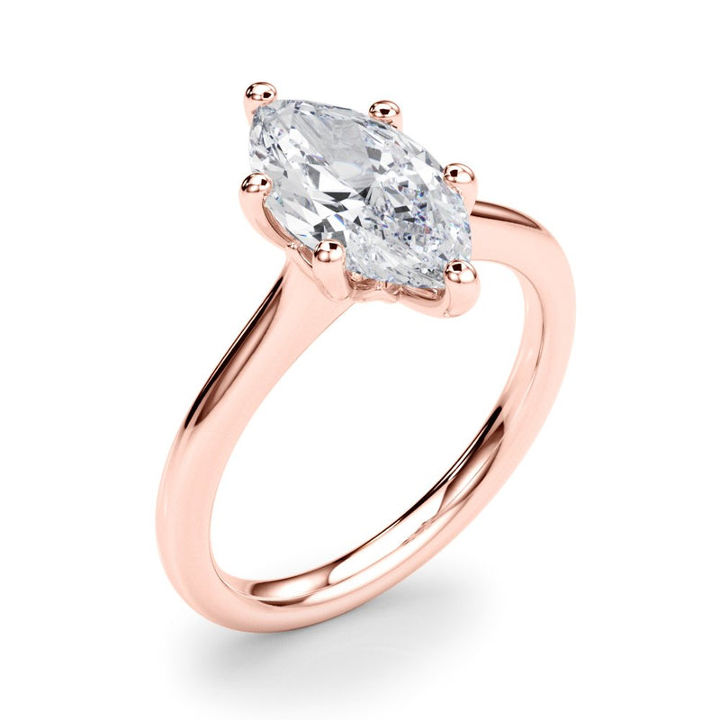 Lola Marquise Solitaire Engagement Ring