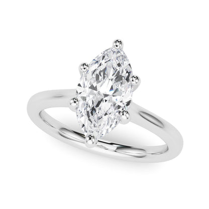 Lola Marquise Solitaire Engagement Ring