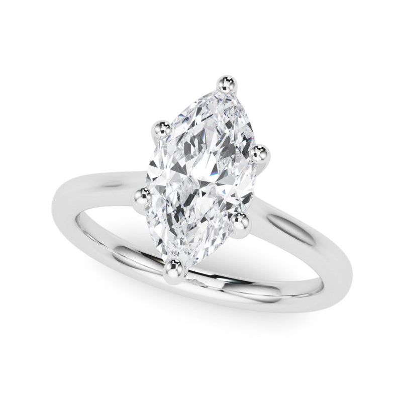 Lola Marquise Solitaire Engagement Ring
