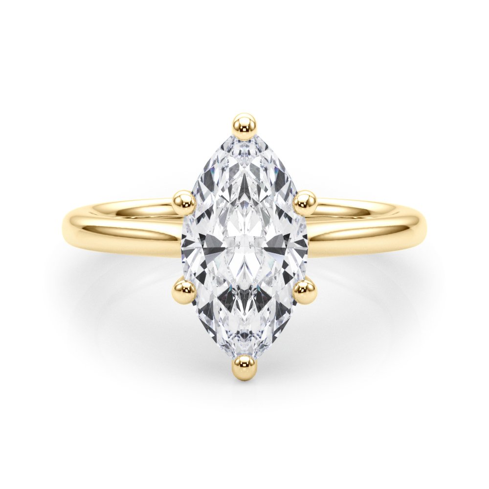 Lola Marquise Solitaire Engagement Ring