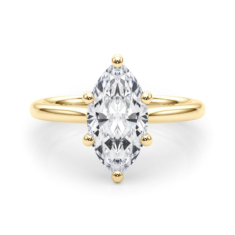 Lola Marquise Solitaire Engagement Ring