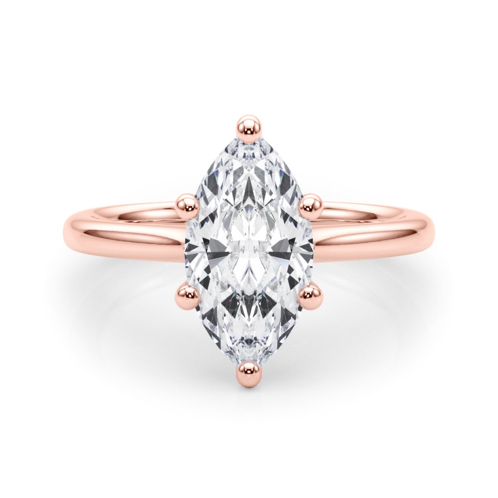 Lola Marquise Solitaire Engagement Ring