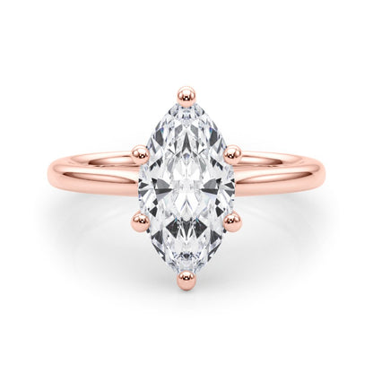 Lola Marquise Solitaire Engagement Ring