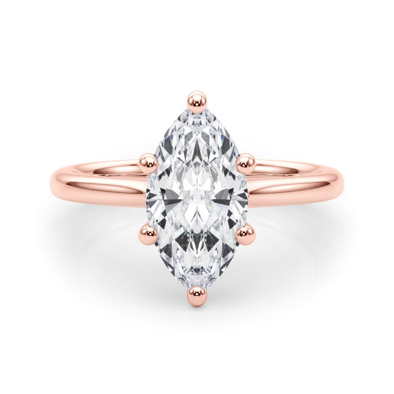 Lola Marquise Solitaire Engagement Ring