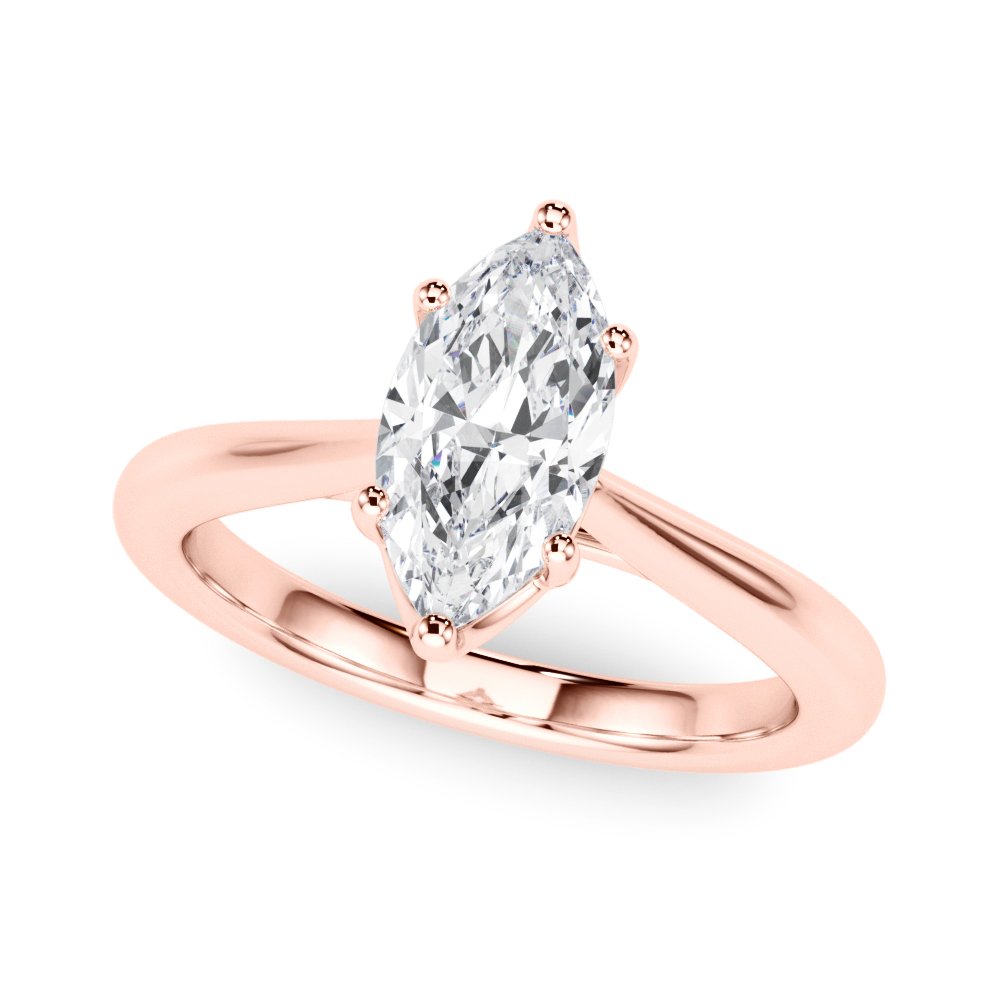 Mila Marquise Solitaire Engagement Ring