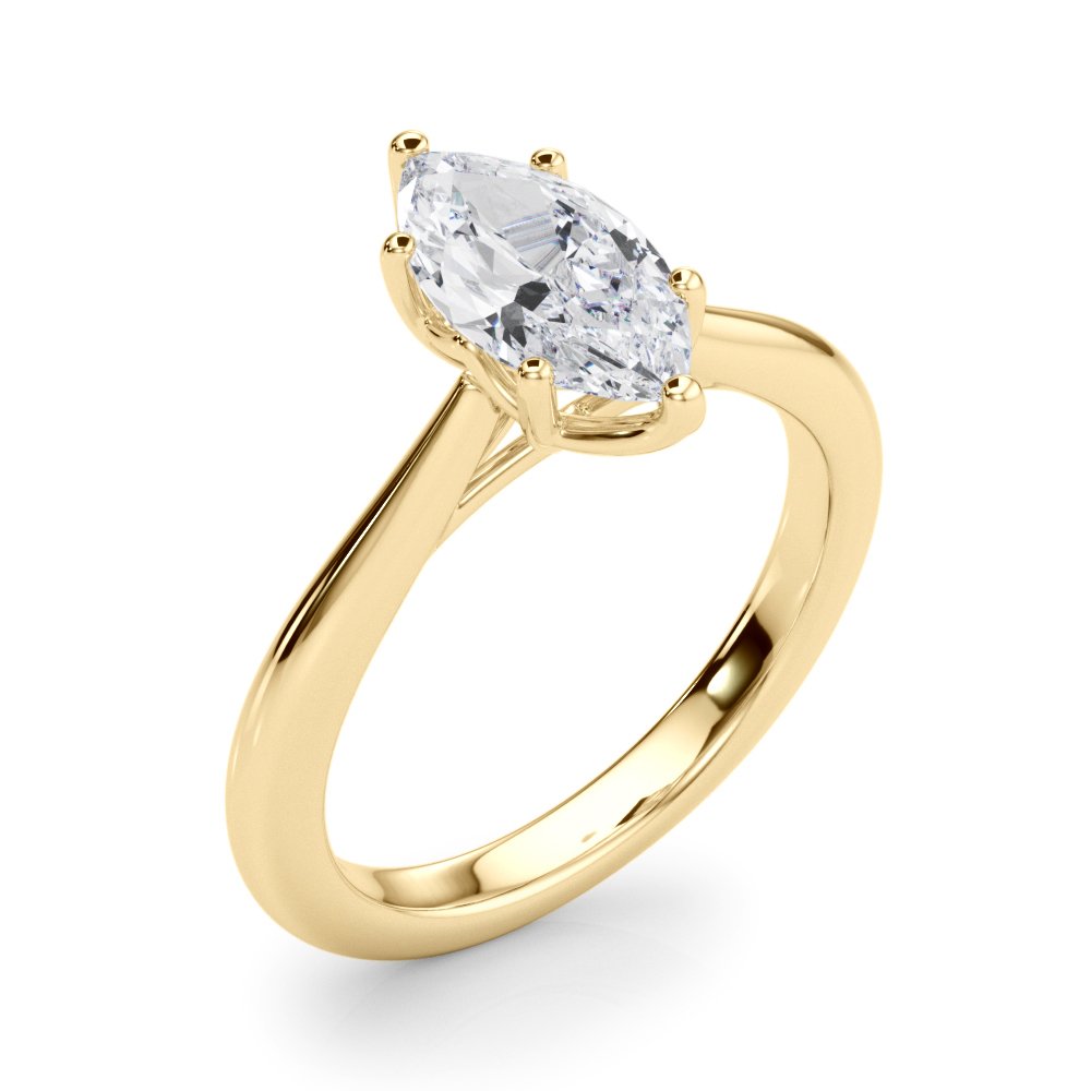 Mila Marquise Solitaire Engagement Ring