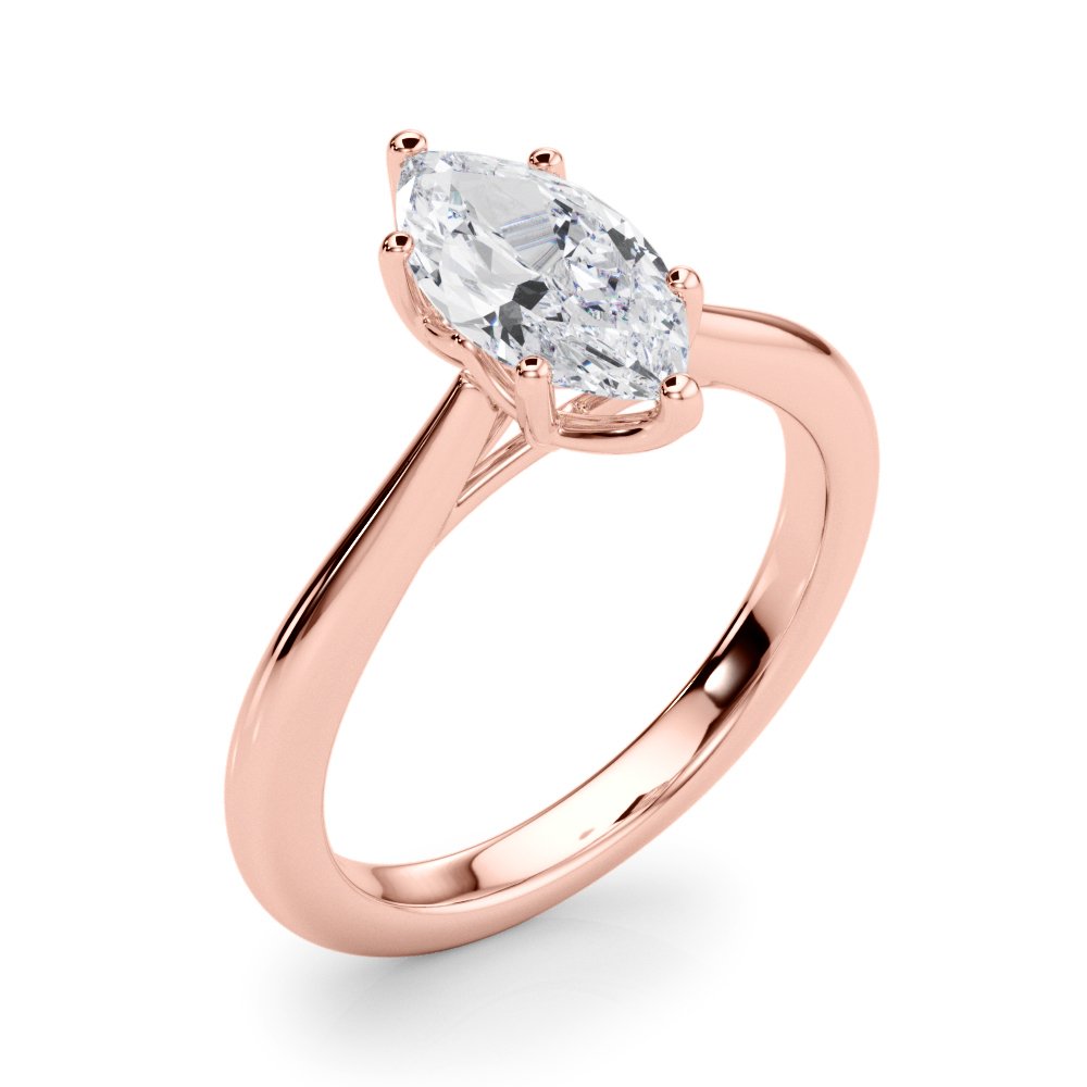 Mila Marquise Solitaire Engagement Ring