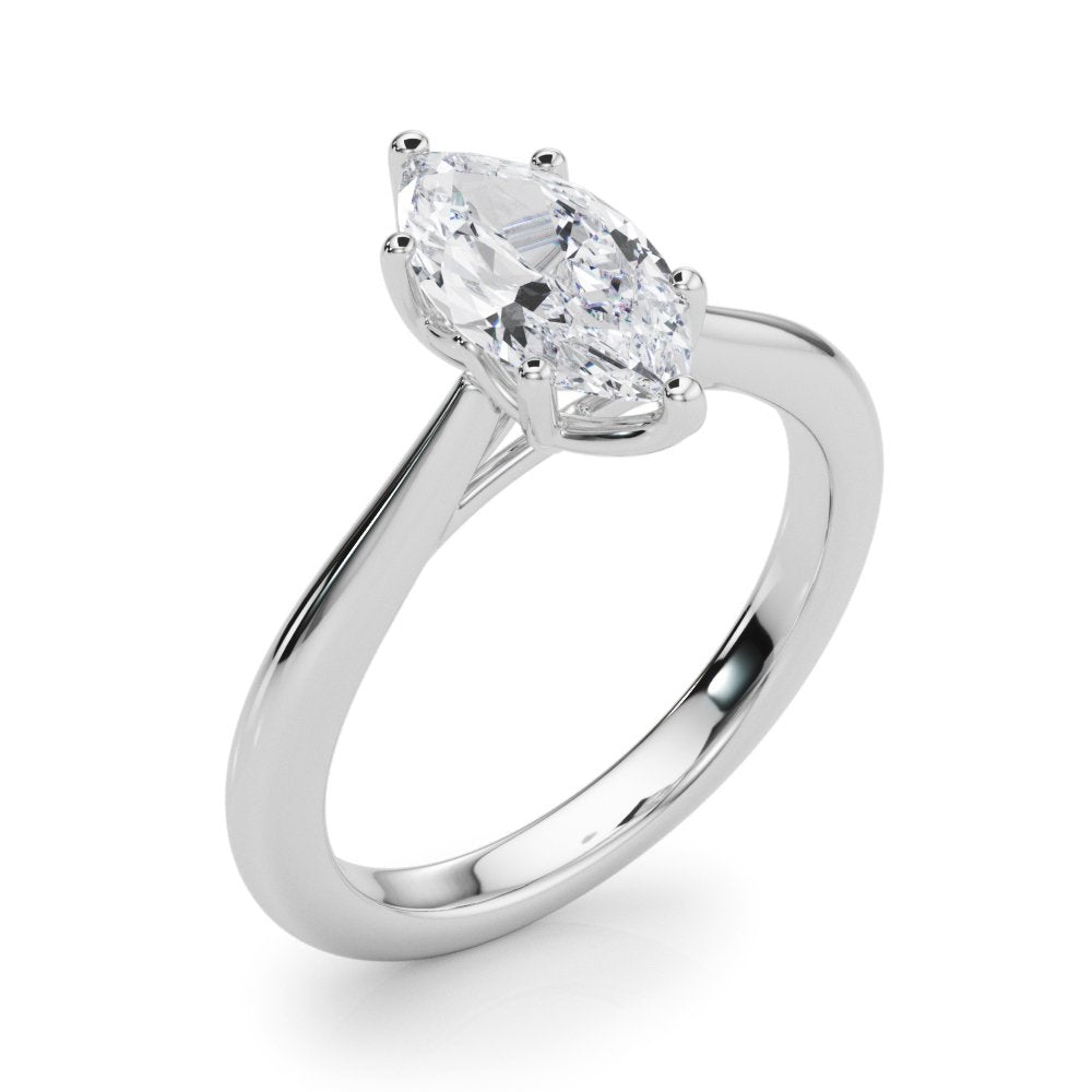 Mila Marquise Solitaire Engagement Ring