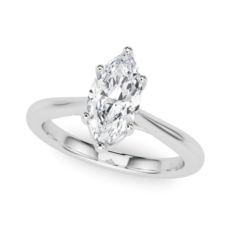Mila Marquise Solitaire Engagement Ring