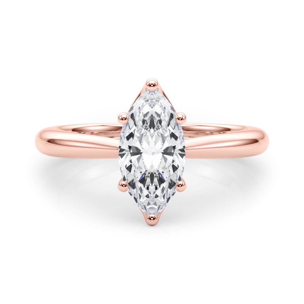 Mila Marquise Solitaire Engagement Ring
